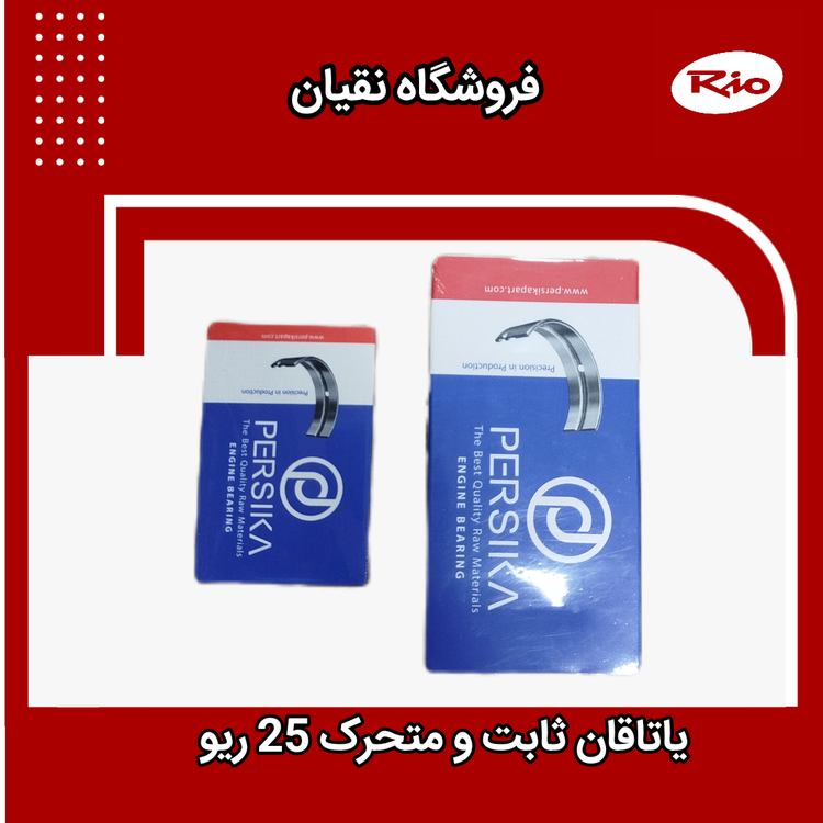 یاتاقان ثابت و متحرک 25 ریو
